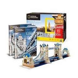 PUZZLE - Puzzle 3D – NATIONAL GEOFRAPHIC - TOWER BRIGDE LONDRES