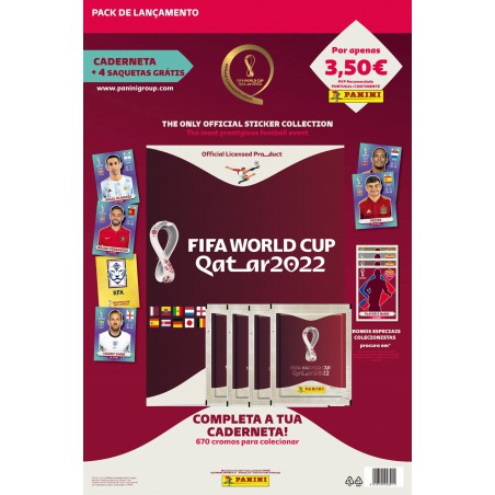 PANINI MUNDIAL 2022 WORLD CUP 2022 QATAR Starter Pack Esgotado