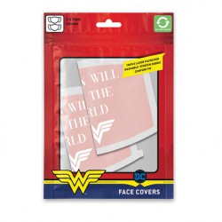 Wonder Woman Save the World  Máscaras de tecido- tamanho único