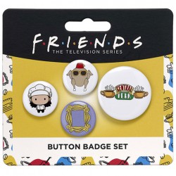 Série Friends - Pins - Monica 4 Button Badge Set