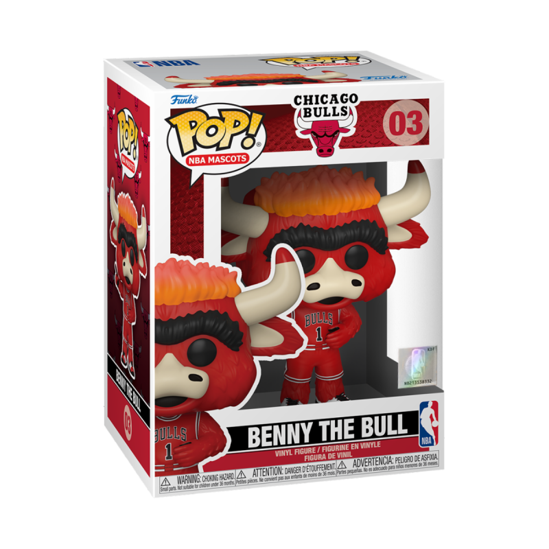 Funko POP! NBA:Mascots- Chicago- Benny the Bull 03