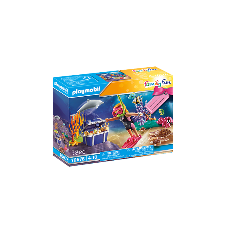 Playmobil:  Family Fun - Set de Oferta Mergulhadora de Tesouros - 70678