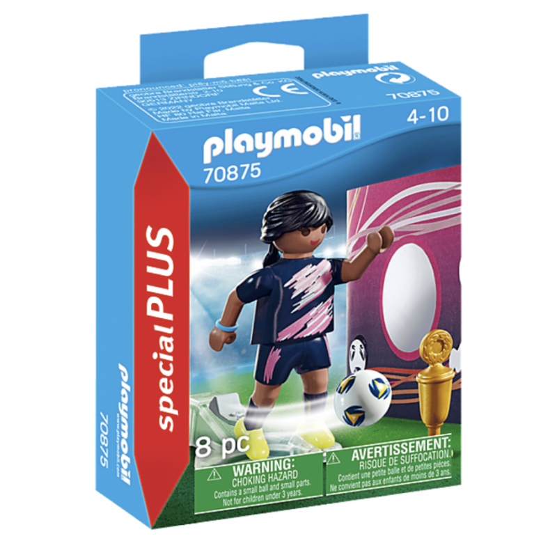 Playmobil:  Special Plus -  City Life Futebolista com baliza - 70875