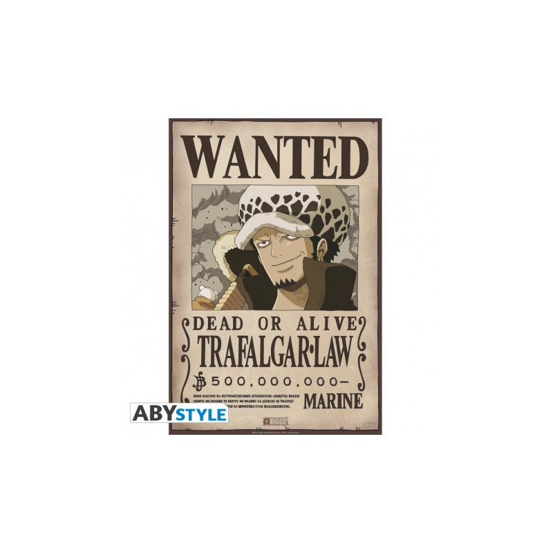 ONE PIECE - Poster 'Wanted Trafalgar Law' (52x35)