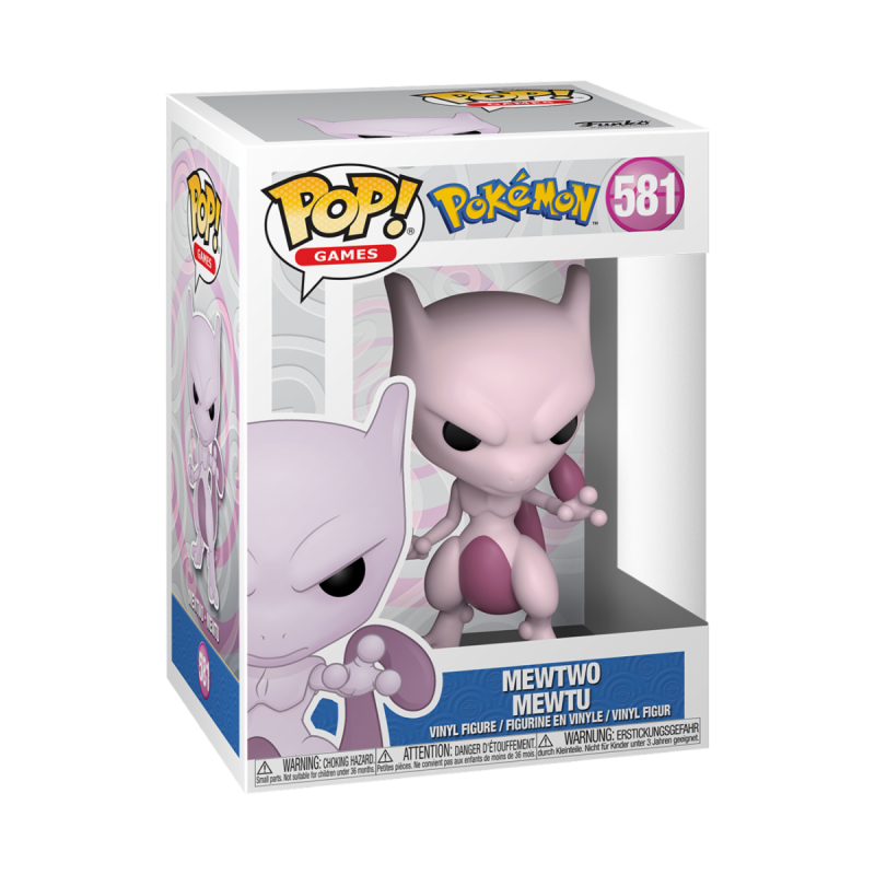 Funko POP!  Games: Pokemon- Mewtwo (EMEA) 581