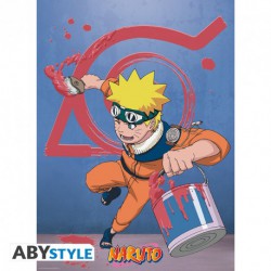 NARUTO - Poster 'Naruto & Konoha emblem' (52x38)