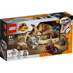 Lego : Jurassic World - 76945 Dinossauro Atrociraptor: Perseguição de Mota