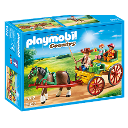 Playmobil: Country Carruagem com Cavalo - 6932
