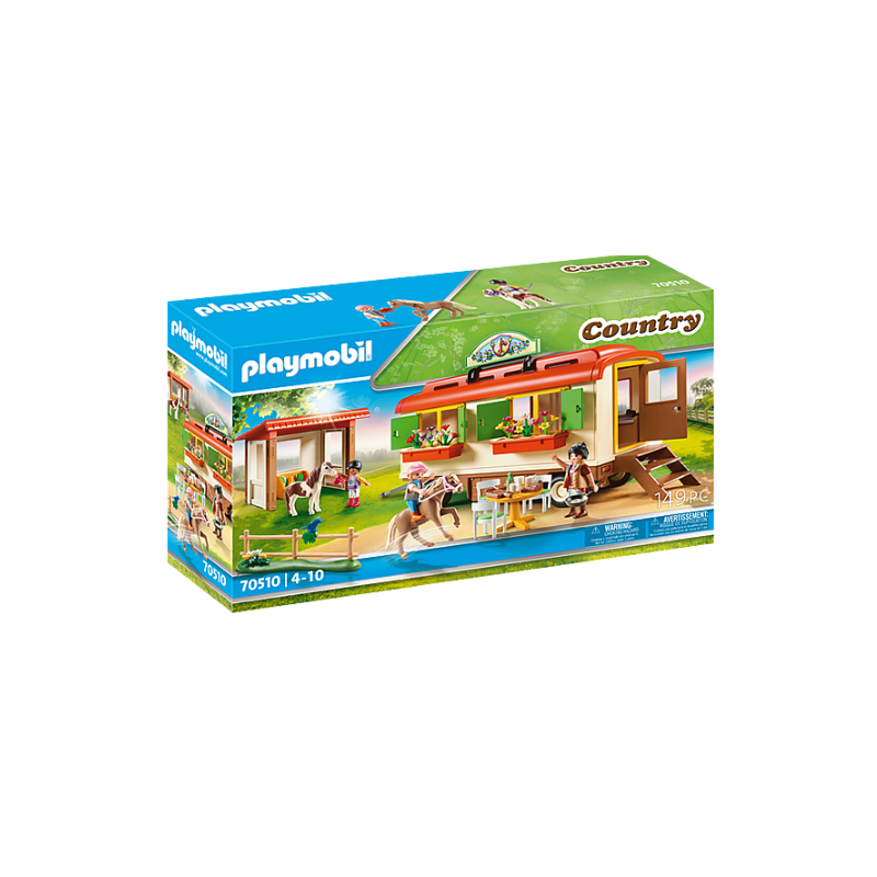 Playmobil: Country - Caravana de Acampamento de Póneis -  70510