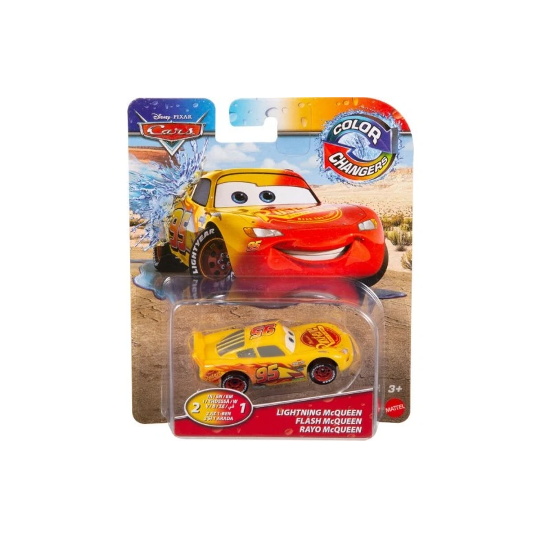 Mattel - Disney Pixar Cars -  Color Changers Lightning McQueen
