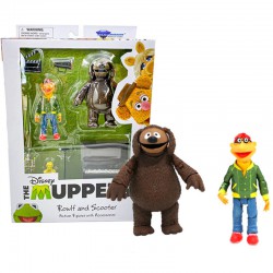 SCOOTER AND ROWLF ACTION FIGURE SET