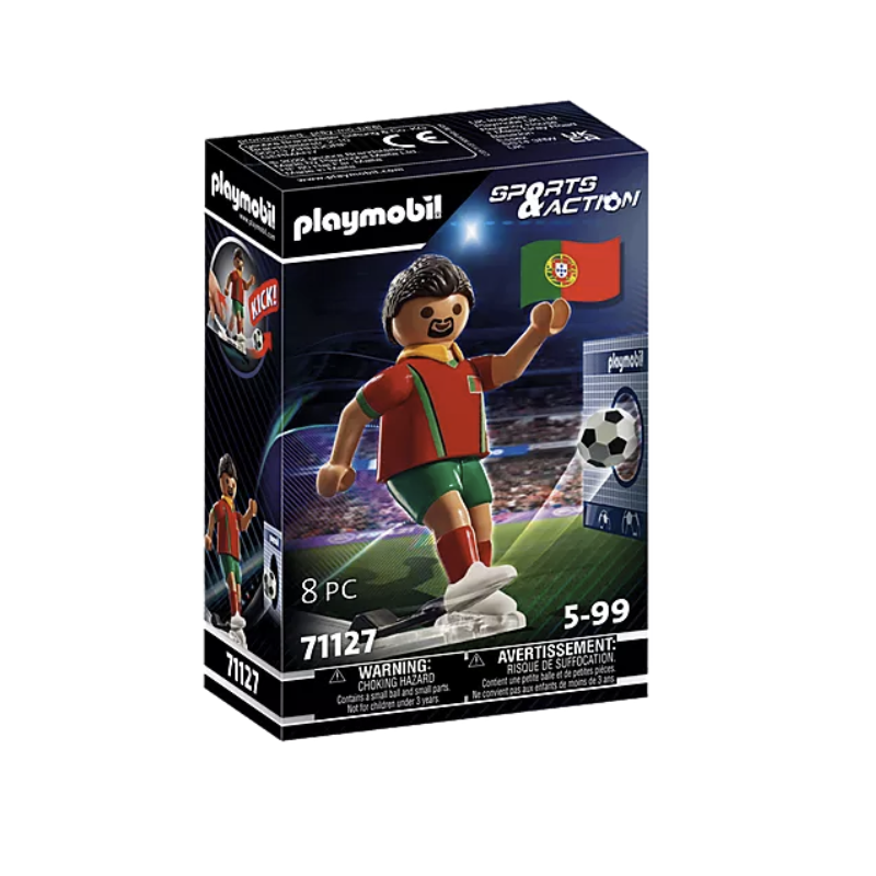 PLAYMOBIL: Sports & Action Jogador de Futebol - Portugal  - 71127
