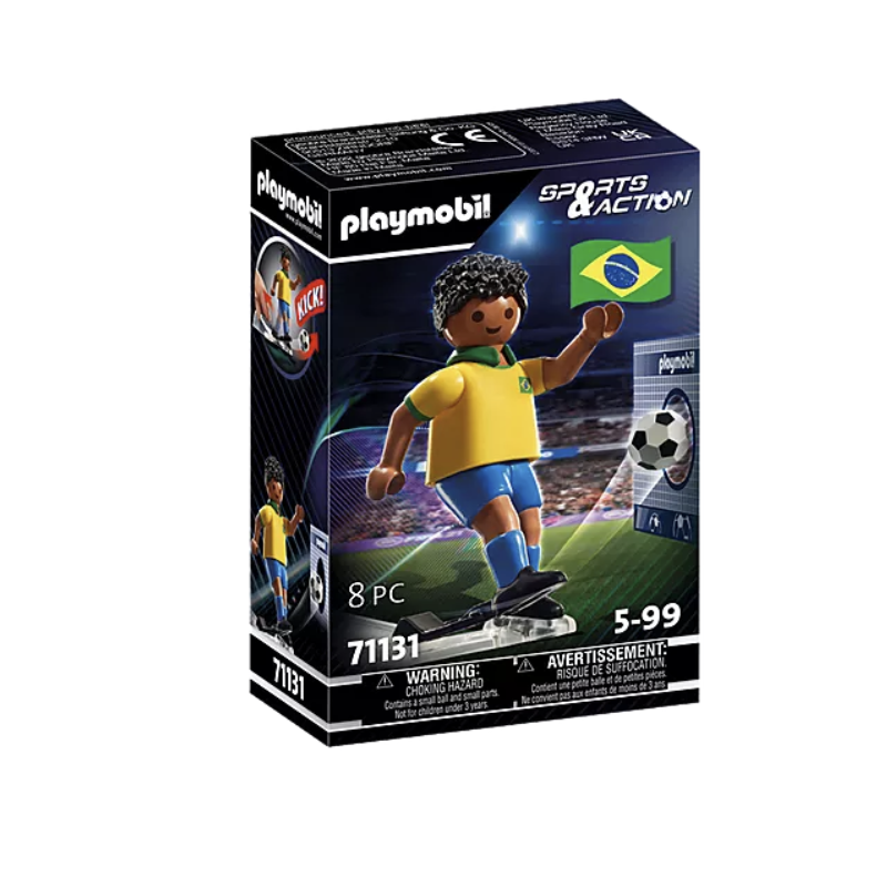 PLAYMOBIL: Sports & Action Jogador de Futebol - Brasil - 71131