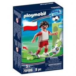 PLAYMOBIL: Sports & Action Jogador de Futebol -Polónia- 70486