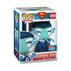 Funko POP! POP Heroes: DC- Superman (Blue) (NYCC/Fall Con. Limited Edition) 419