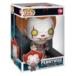 Funko POP! Jumbo: Movies: IT: Chapter 1- 10" Pennywise w/ Boat