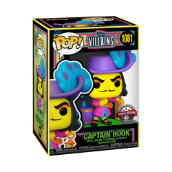 Funko POP!   Disney: Villains- Hook(Blacklight) 1081 (Special Edition)