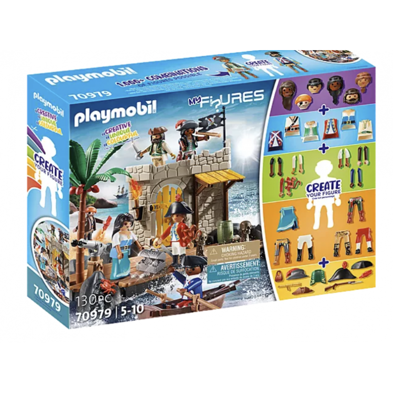 Playmobil: Figures My Figures: Ilha Pirata 70979