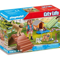 Playmobil:  City Life - Set de Oferta Treinadora de Cães  70676