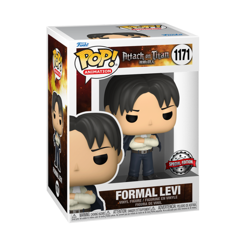 Funko POP!Animation:Attack on Tintan- Formal Levi 1171 - Special Edition
