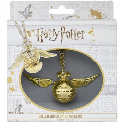 Harry Potter -Colar com Relógio -Golden Snitch