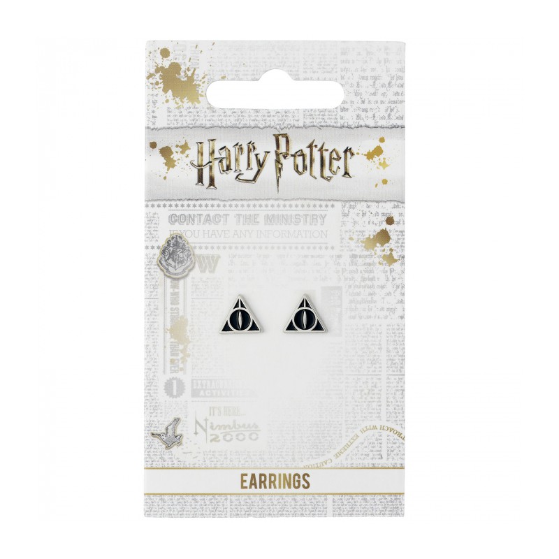 Official Harry Potter Deathly Hallows Stud Earrings