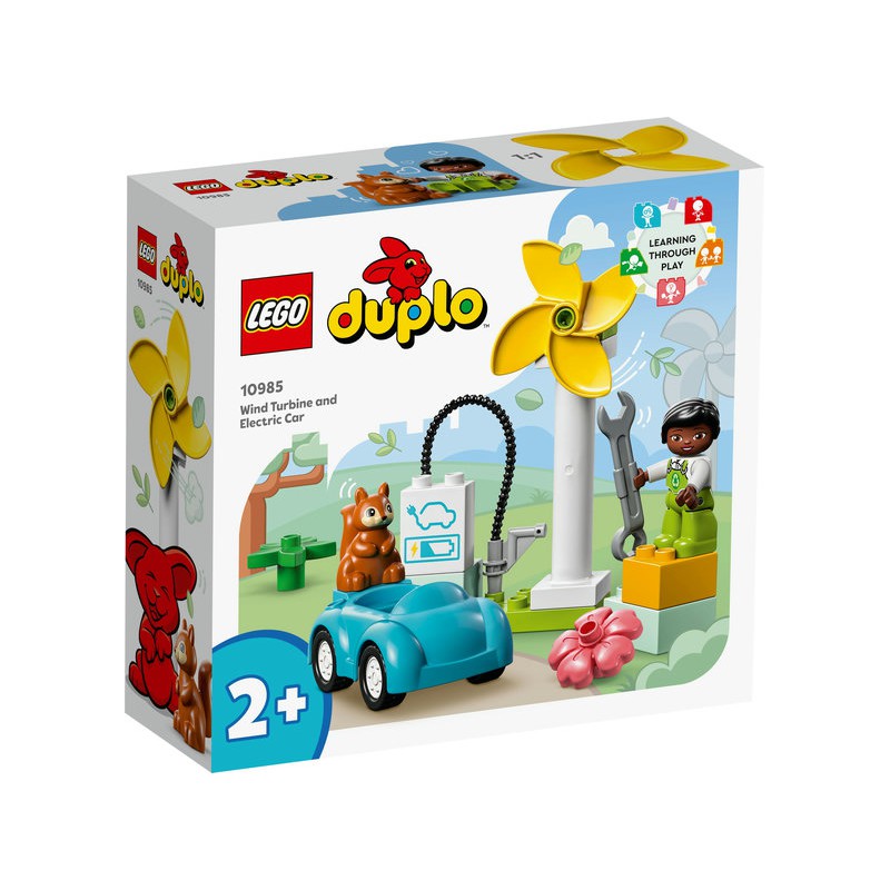 LEGO: Duplo Town: Turbina Eólica e Carro Elétrico - 10985