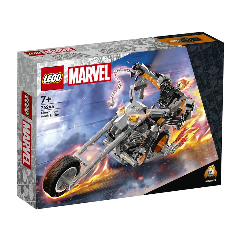 LEGO: Super Heroes Marvel  - Mech e Mota do Ghost Rider - 76245