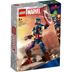 LEGO: Marvel - Figura de Construção de Captain America - 76258