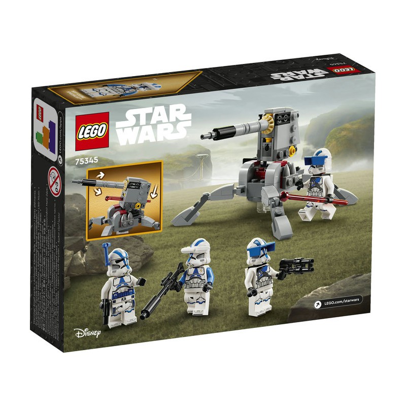 LEGO:  StarWars - Pack de Combate Clone Troopers da 501ª - 75345