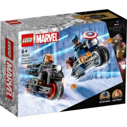 Lego : Super Heroes Marvel - 76260  Motos de Black Widow e Captain America