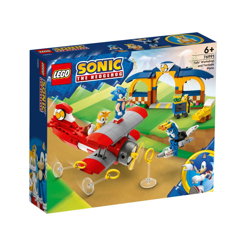 Lego :  Sonic the Hedgehog™- 76991 A Oficina de Tails e o Avião Tornado