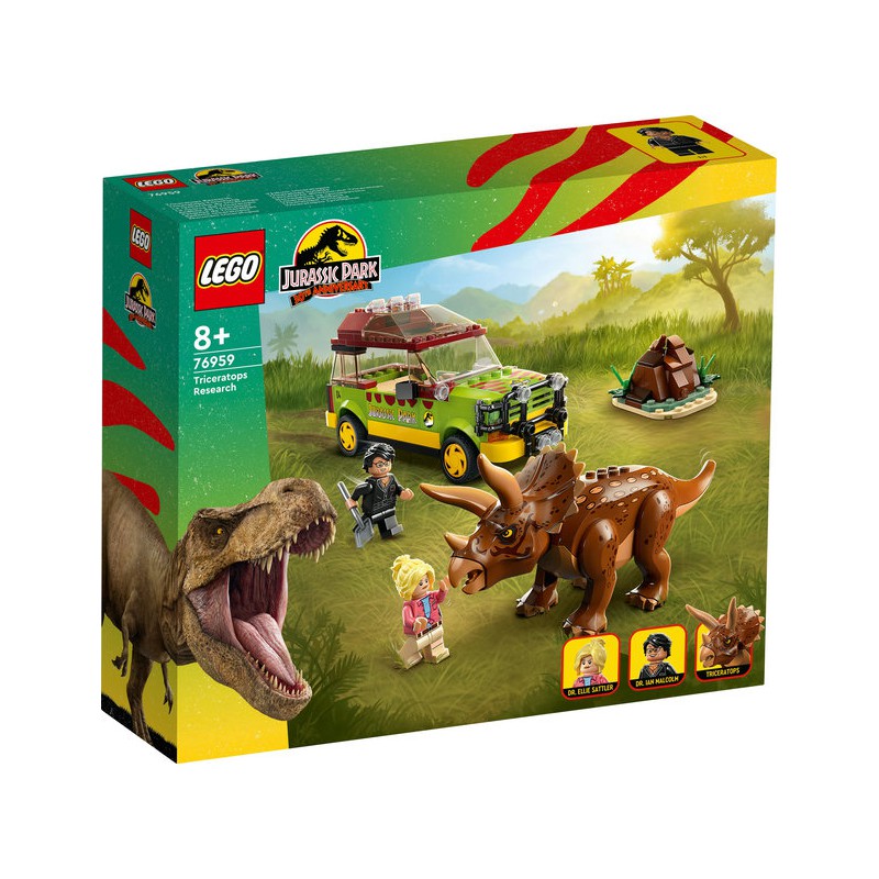 LEGO - Jurassic World -   Pesquisa de Triceratops  - 76959