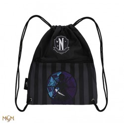 Wednesday - Drawstring bag Nevermore Academy- Saco Mochila