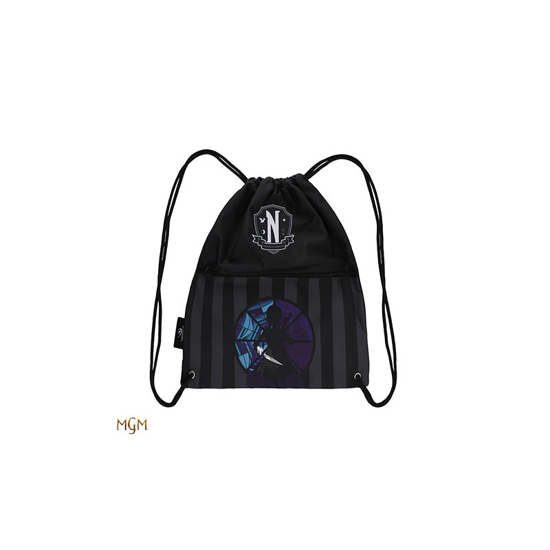 Wednesday - Drawstring bag Nevermore Academy- Saco Mochila