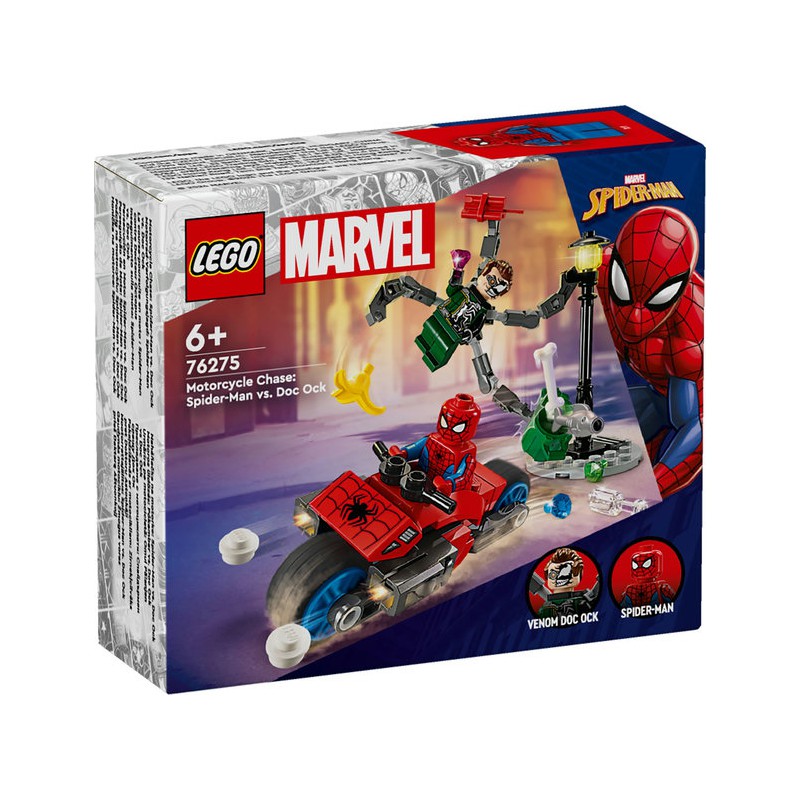 LEGO: Super Heroes Marvel - Perseguição de Mota: Spider-Man vs. Doc Ock76275