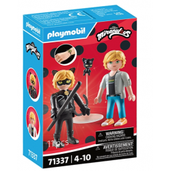 Playmobil:Miraculous:  Adrien & Cat Noir 71337