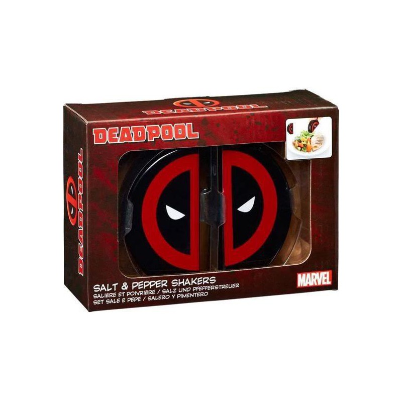 Funko Marvel: Deadpool: Salt & Pepper Shakers: Deadpool Icon Split