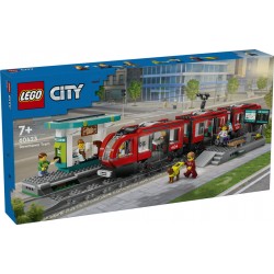 LEGO: City Trains - Elétrico e Estação na Baixa - 60423