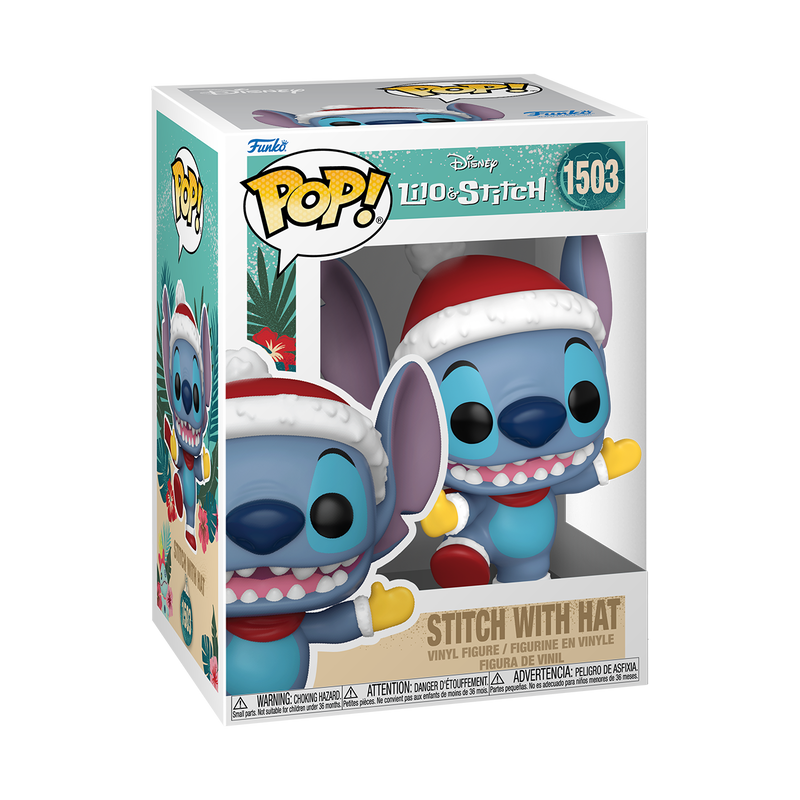 FUNKO POP! DISNEY: Lilo & Stitch - Stitch with Santa Hat 1503