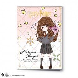 Harry Potter - Hermione Granger greeting card with Pin- postal- CineRéplicas