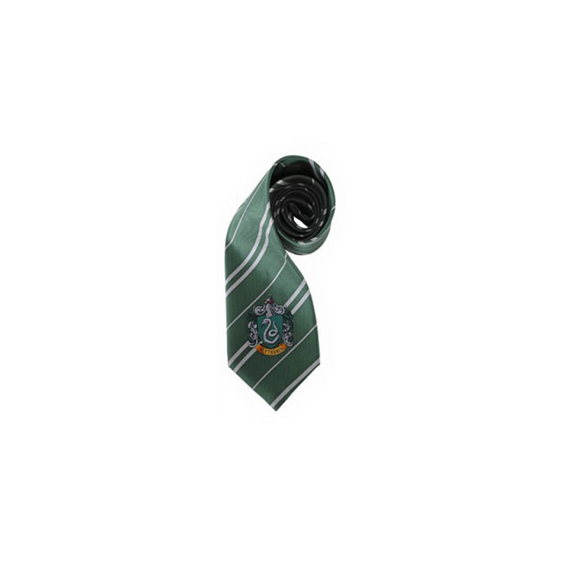 Adult Slytherin silk necktie - Harry Potter