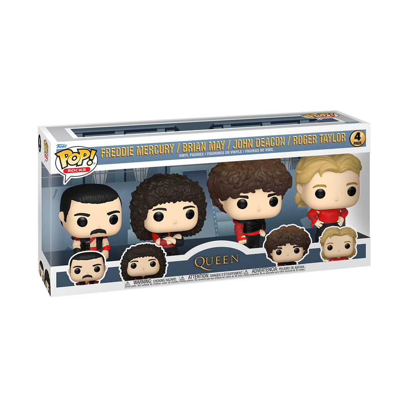 FUNKO POP! Rocks -  Queen (Radio Ga Ga) 4-Pack