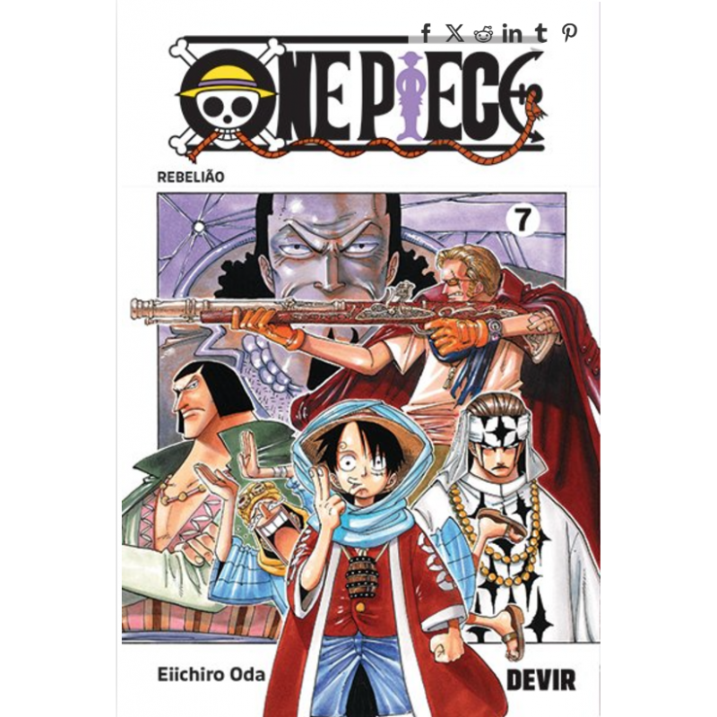 LIVRO MANGÁ- ONE PIECE - N.º 7 - Rebelião