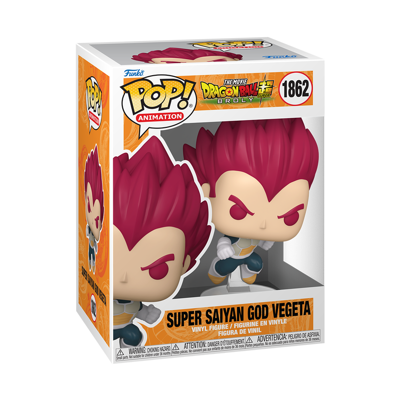 Funko POP! Dragon Ball Super Saiyan God Vegeta (Punching) 1862