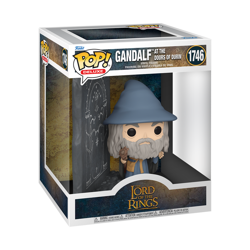 Funko POP! Movies The Lord of the Rings Deluxe Gandalf with Doors of Durin 1746