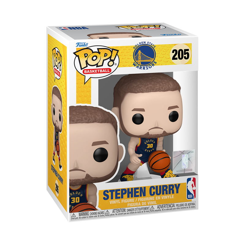 Funko POP! Basketball : NBA - Golden State Warrirors Stephen Curry 205