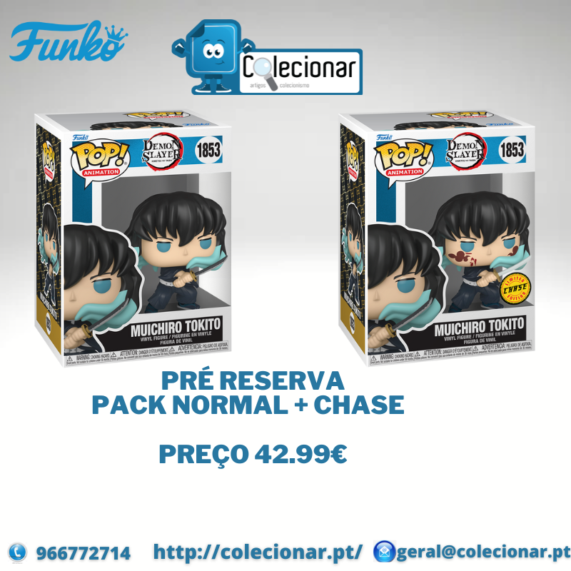 Funko POP!Demon Slayer Muichiro Tokito (Attack) 1853 (Pack Chase+normal)