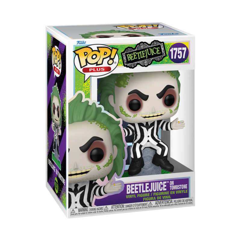 Funko POP!  Plus: Beetlejuice S3- Beetlejuice w/tombstone