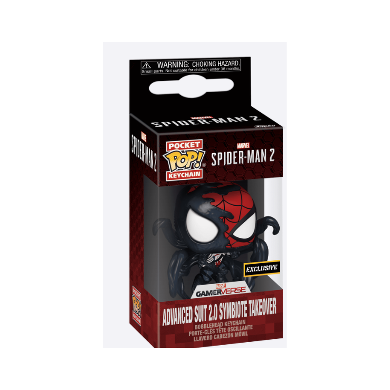 Funko Pop! Keychain Advanced Suit 2.0 Symbiote Takeover - Exclusive